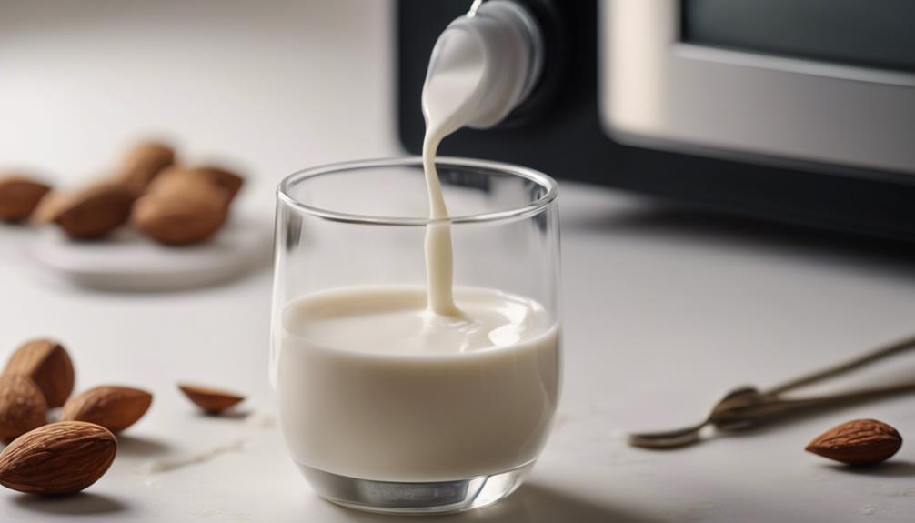 almond milk curdling prevention