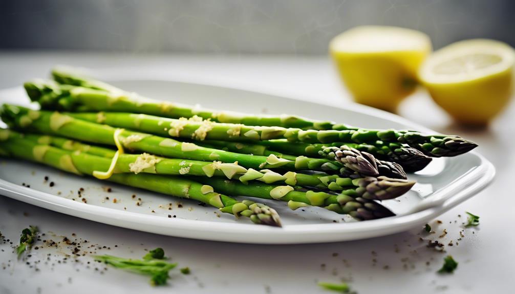 enhancing microwave asparagus taste