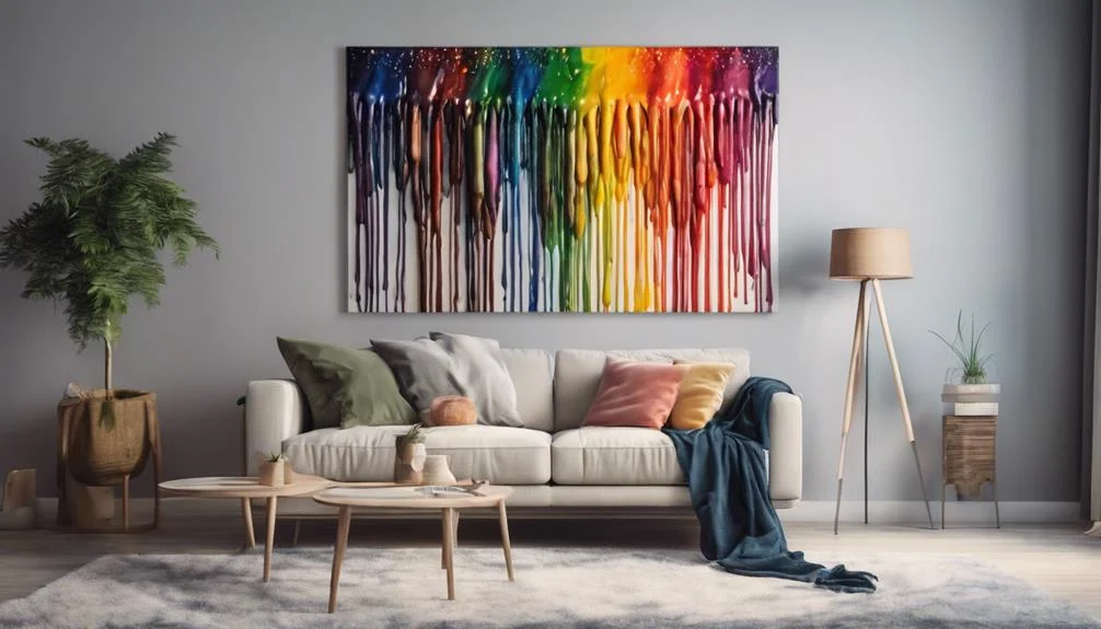 melted crayon diy projects