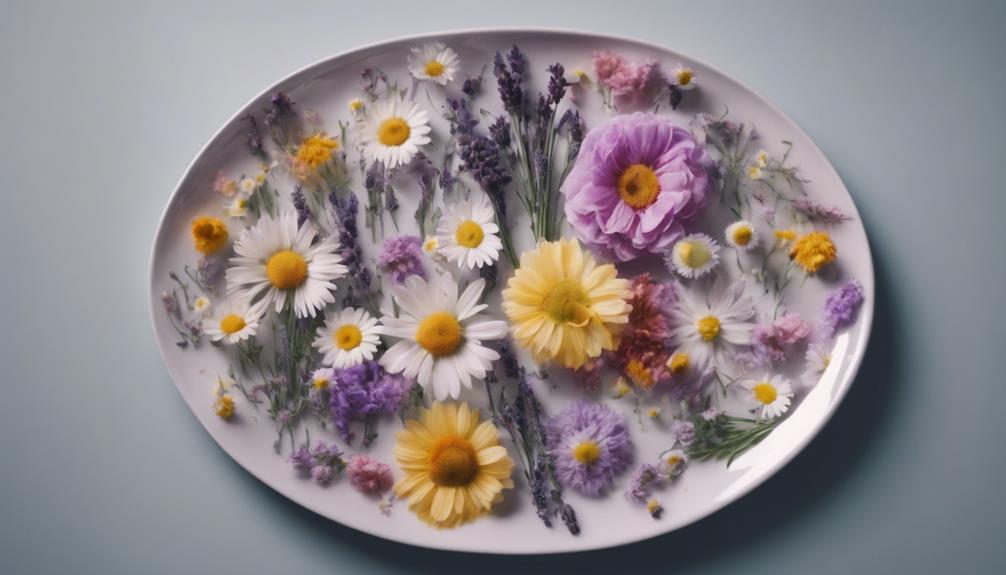 microwavable flowers for pressing