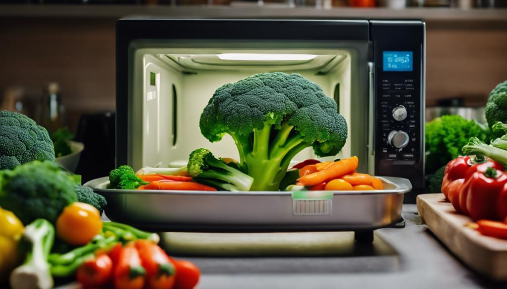microwave for nutrient retention