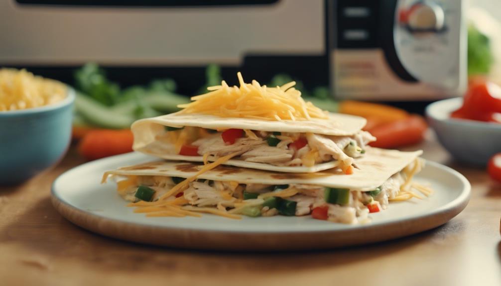 microwave quesadilla recipe steps