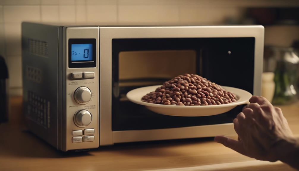 microwaving beans with ease