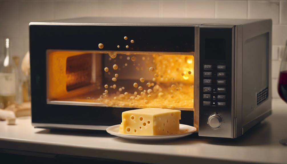 microwaving cheese for fondue