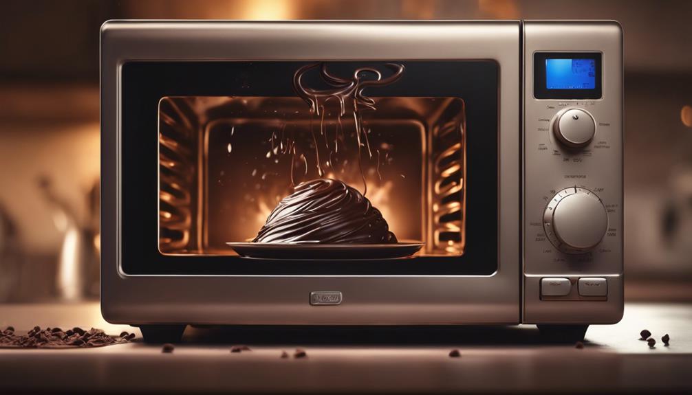 microwaving chocolate for melting