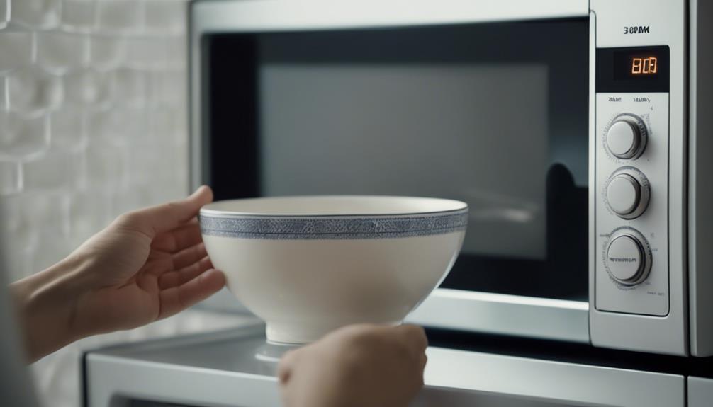 microwaving delicate china safely