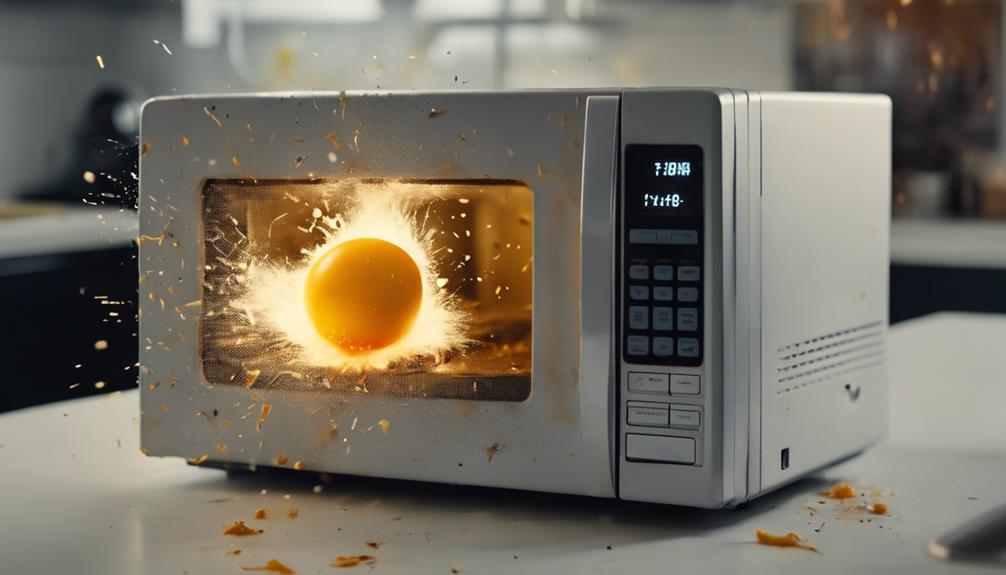 microwaving eggs potential dangers