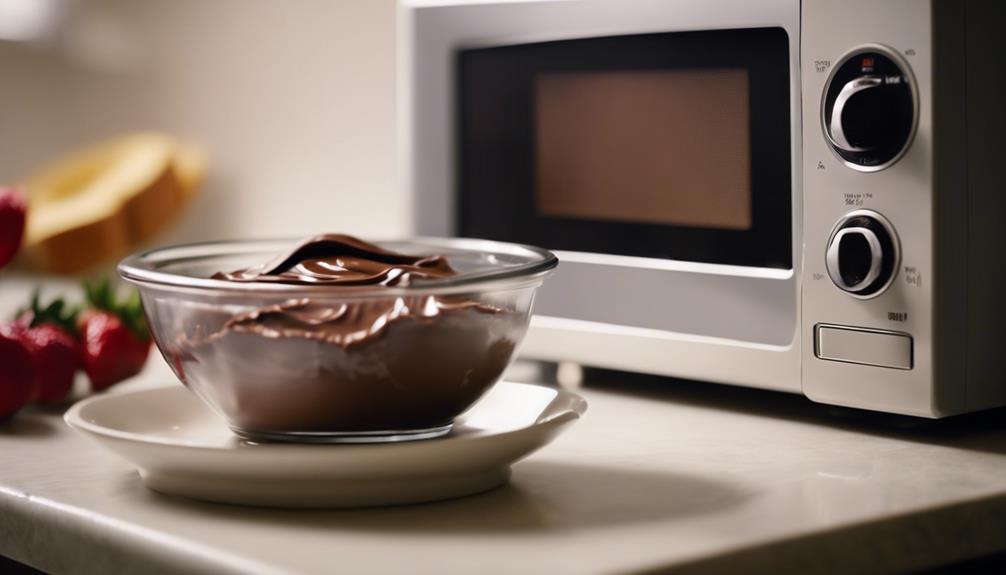microwaving nutella is safe
