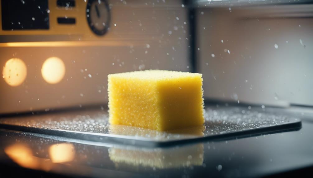 microwaving sponge for cleaning