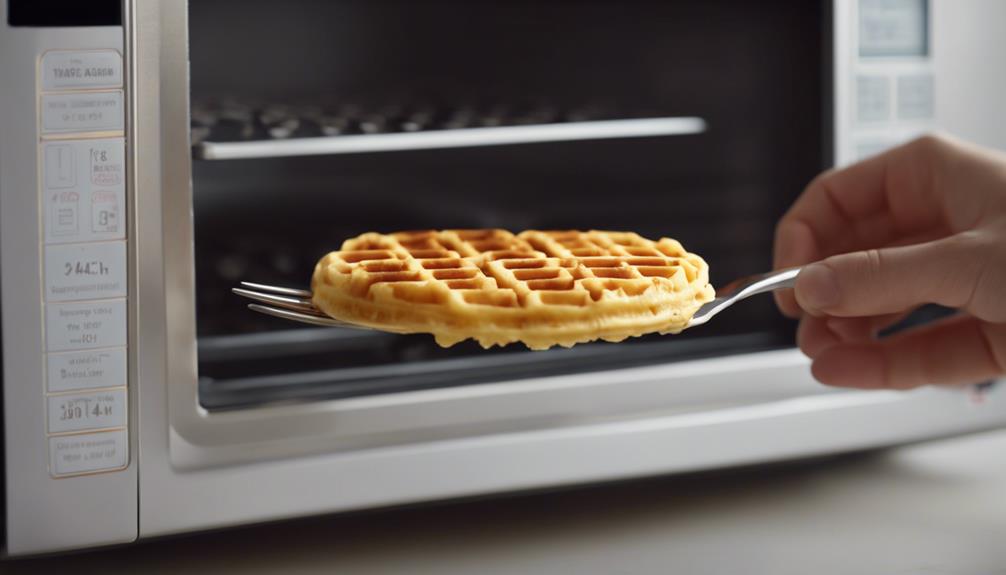 microwaving waffles for perfection
