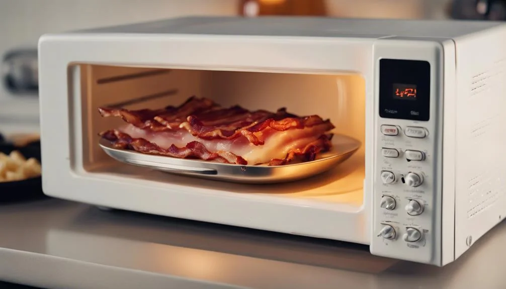 perfectly crispy microwave bacon