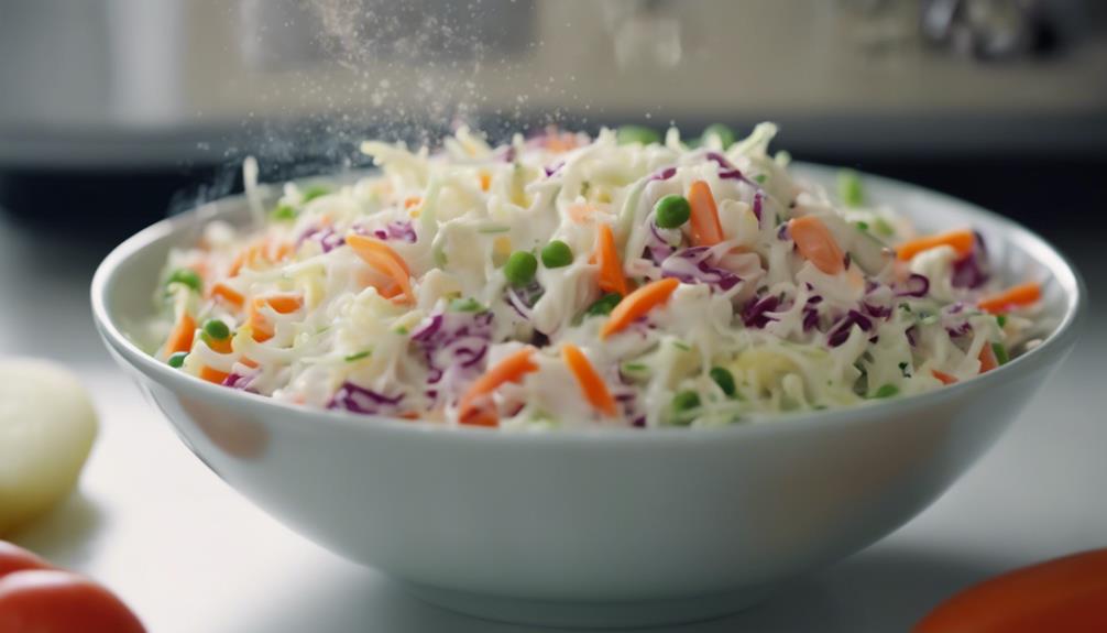 reheat coleslaw with care